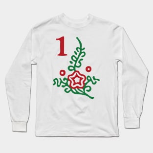 Season Flower Hua 1 Plum 梅 Tile. It's Mahjong Time! Long Sleeve T-Shirt